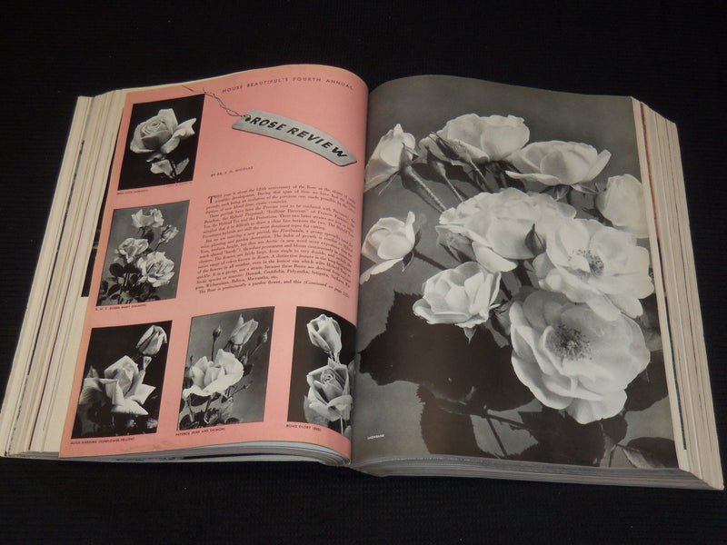 1937 JULY-DECEMBER HOUSE BEAUTIFUL MAGAZINE BOUND VOLUME - NICE COVERS- KD 4727F