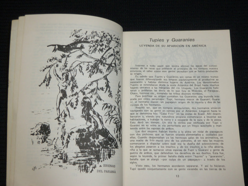 1977 MISIONES Y SUS LEYENDAS SOFTCOVER BOOK BY ELSA LEONOR PASTEKNIK - J 6975