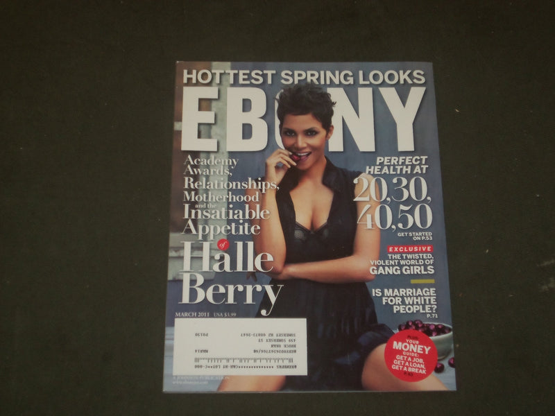 2011 MARCH EBONY MAGAZINE - HALLE BERRY COVER - B 1297