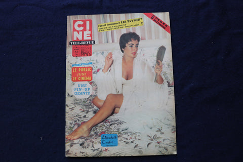 1963 MAY 2 CINE REVUE MAGAZINE - ELIZABETH TAYLOR COVER - E 23470