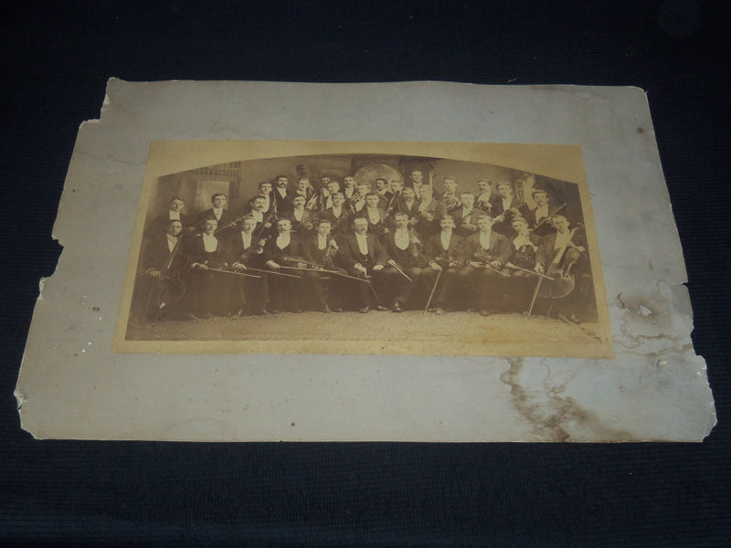 OLD ORCHESTRA MOUNTED PHOTO - 17x24 - #7