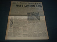 1941 MARCH 20 SAN FRANCISCO CHRONICLE - MASS LONDON RAID - SUPERMAN - NP 3631