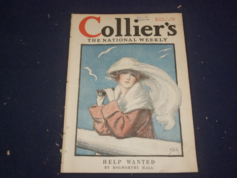 1916 SEP 30 COLLIER'S MAGAZINE -WAR BY LAND & SEA, BY WINSTON CHURCHILL- ST 6712