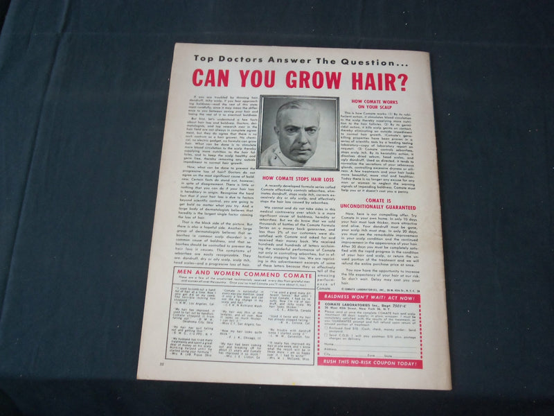 1958 JANUARY THE NATIONAL POLICE GAZETTE MAGAZINE - SAMMY DAVIS JR. - B 5681
