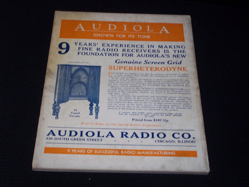 1931 JANUARY RADIO CALL BOOK & TECHNICAL REVIEW MAGAZINE NICE COVER - E 6300