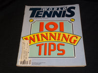 1986 OCTOBER WORLD TENNIS MAGAZINE - WINNING TIPS FRONT COVER - E 5409