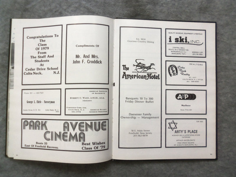 1979 ROUNDUP MARLBORO HIGH SCHOOL YEARBOOK - MARLBORO, NJ - YB 3215