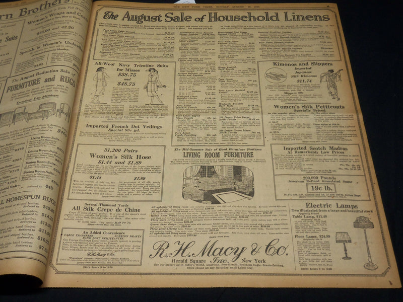 1920 AUGUST 15 NEW YORK TIMES - COLORFUL SCENE OPENING OF OLYMPIC GAMES- NT 8556