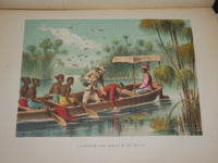 1870'S THE LIFE & EXPLORATIONS OF DR. LIVINGSTONE VOLUME - COLOR ILLUS. - Z 177