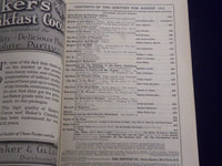1912 AUGUST THE CENTURY MAGAZINE - MAXFIELD PARRISH - JOSEPH PENNELL - SP 2601