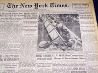 1946 AUG 15 NEW YORK TIMES - BRITISH DIVERT IMMIGRANTS HAIFA TO CYPRUS- NT 2344