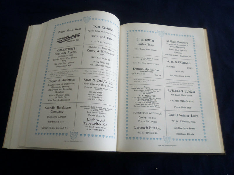 1928 THE THOMIST ST. THOMAS HIGH SCHOOL YEARBOOK - ROCKFORD, ILLINOIS - YB 2626
