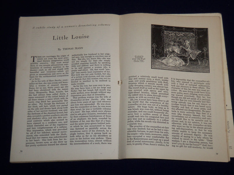 1935 JANUARY GOLDEN BOOK MAGAZINE - MANN - PIRANDELLO - ST 3367D