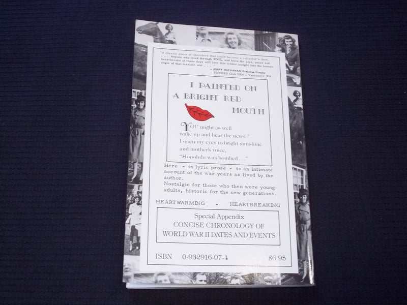 1981 I PAINTED ON A BRIGHT RED MOUTH SIGNED BOOK BY JAYNE MURDOCK - KD 7551