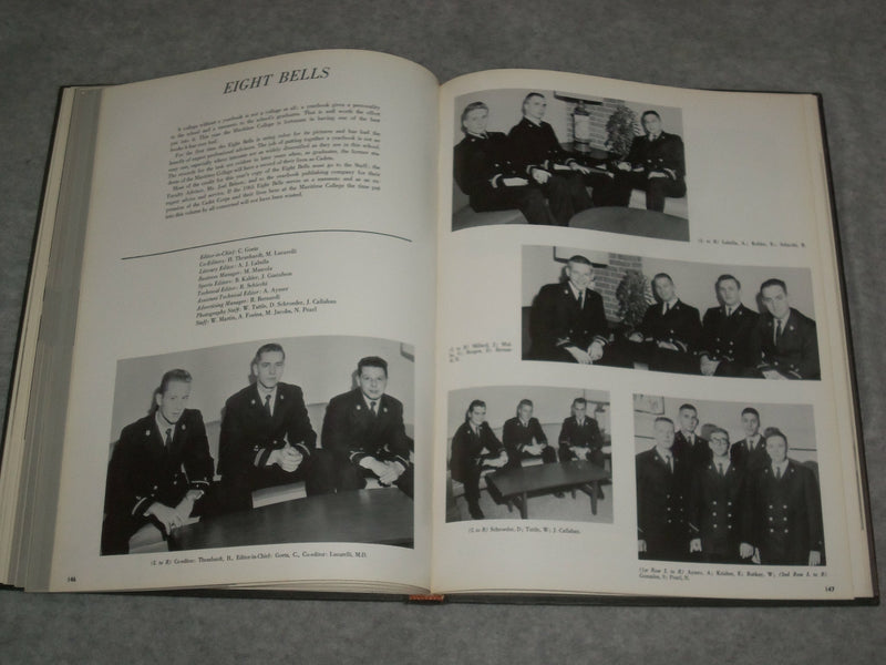 1965 EIGHT BELLS SUNY MARITIME COLLEGE YEARBOOK - FORT SCHUYLER, NY - YB 2037