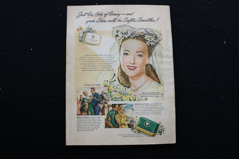 1946 APRIL GOOD HOUSEKEEPING MAGAZINE - ONE NIGHT, ONE SPRING COVER - SP 2616A