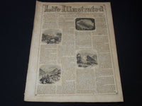 1857 AUGUST 8 LIFE ILLUSTRATED NEWSPAPER - ALPINE PEDESTRIANISM - NP 5924