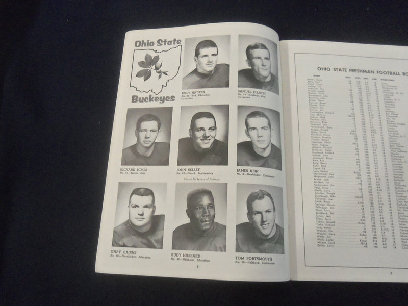 1967 NOV 11 FOOTBALL PROGRAM - OHIO STATE UNIV VS UNIV OF WISCONSIN - SP 9337D