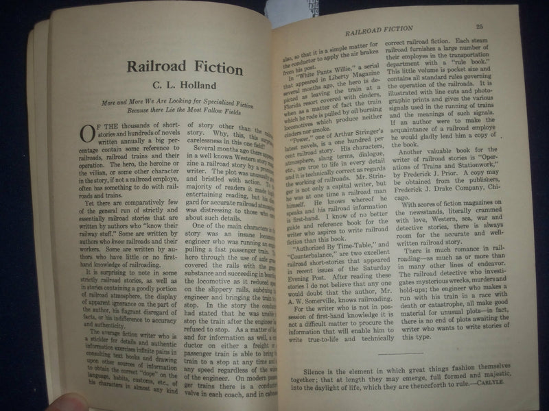 1928 JULY THE WRITER'S MONTHLY MAGAZINE - J 6426