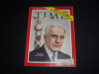 1962 JANUARY 19 TIME MAGAZINE - SPEAKER JOHN W. MCCORMACK - T 1831