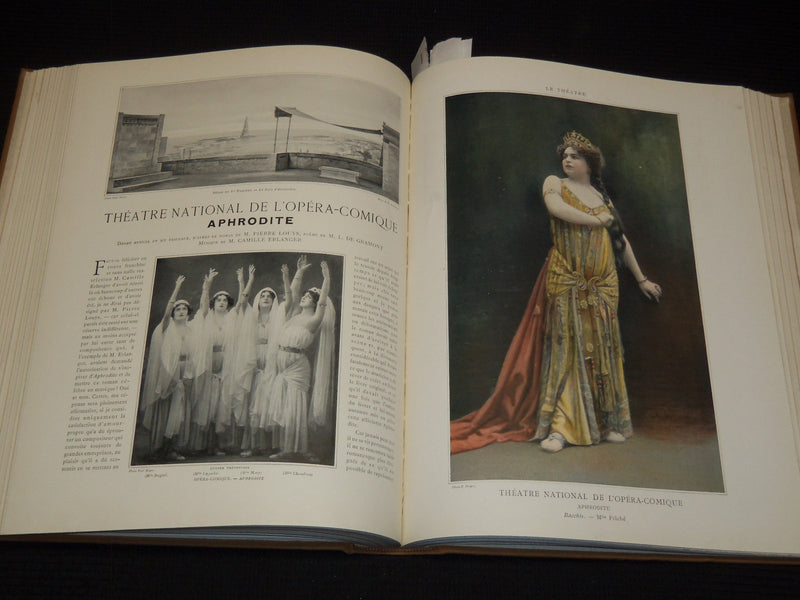 1906 JANUARY-JUNE LE THEATRE MAGAZINE BOUND VOLUME - 12 ISSUES - KD 2278F