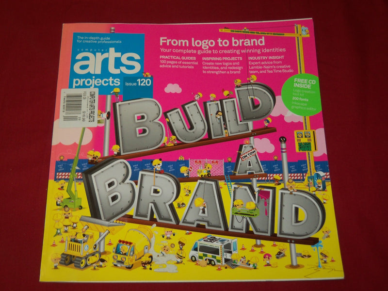 2009 FEBRUARY COMPUTER ARTS PROJECT MAGAZINE ISSUE NO. 120 WITH CD - RC 674