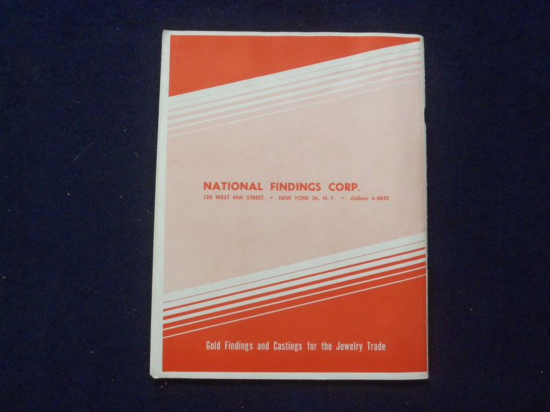 1959 NATIONAL FINDINGS CORPORATION CATALOG - J 9409