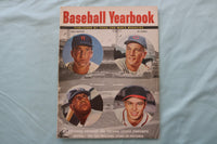 1954 BASEBALL YEARBOOK MAGAZINE - ROSEN-CAMPANELLA-MATHEWS COVER - E 26723