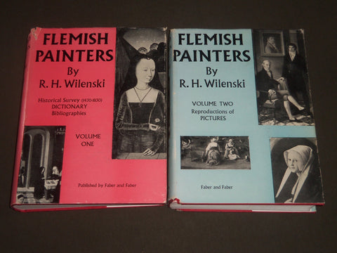 1960 FLEMISH PAINTERS 2 VOLUME SET BY R. H. WILENSKI - 896 PLATES - KD 4074