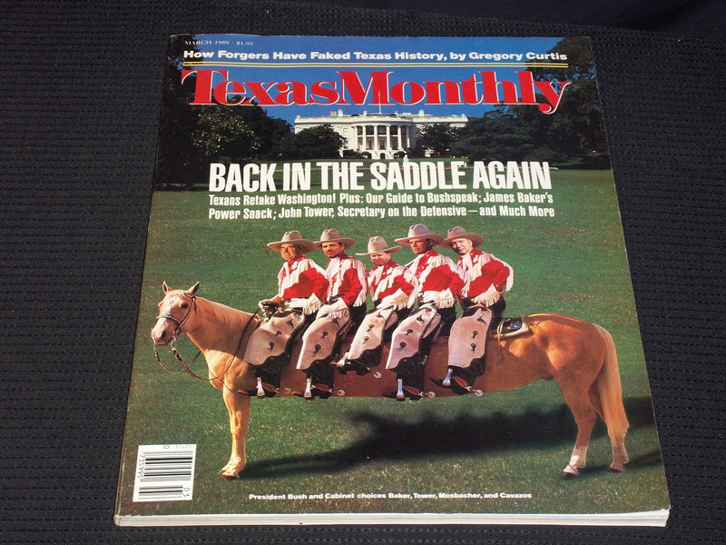 1989 MARCH TEXAS MONTHLY MAGAZINE - BUSH BAKER TOWER MOSBACHER CAVAZOS - E 7395