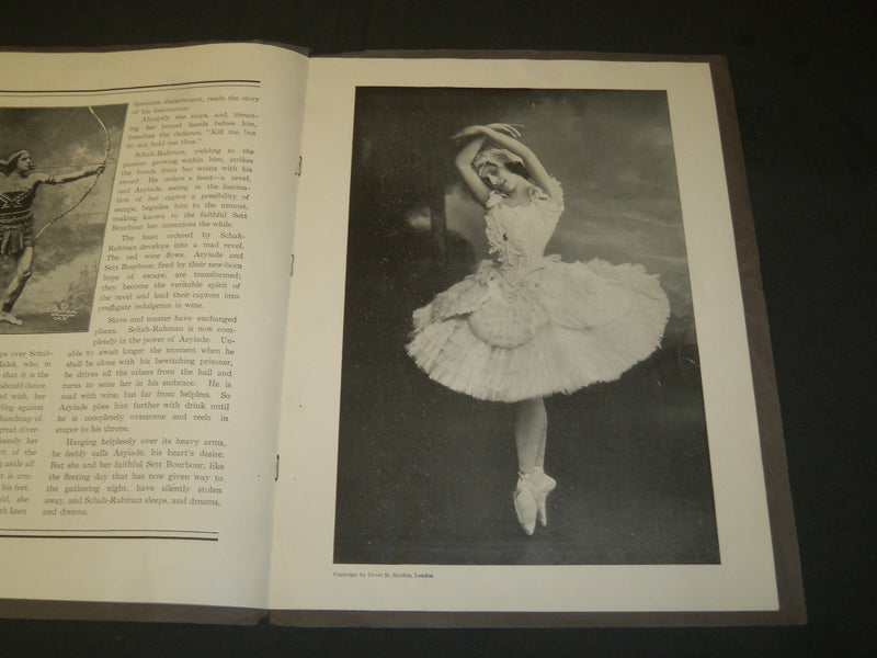 1910 ANNA PAVLOWA - MIKAIL MORDKIN FIRST AMERICAN TOUR PROGRAM - J 5153