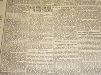 1921 MAY 27 NEW YORK TIMES - LAST AMERICAN OUT OF GOLF TOURNEY - NT 7856