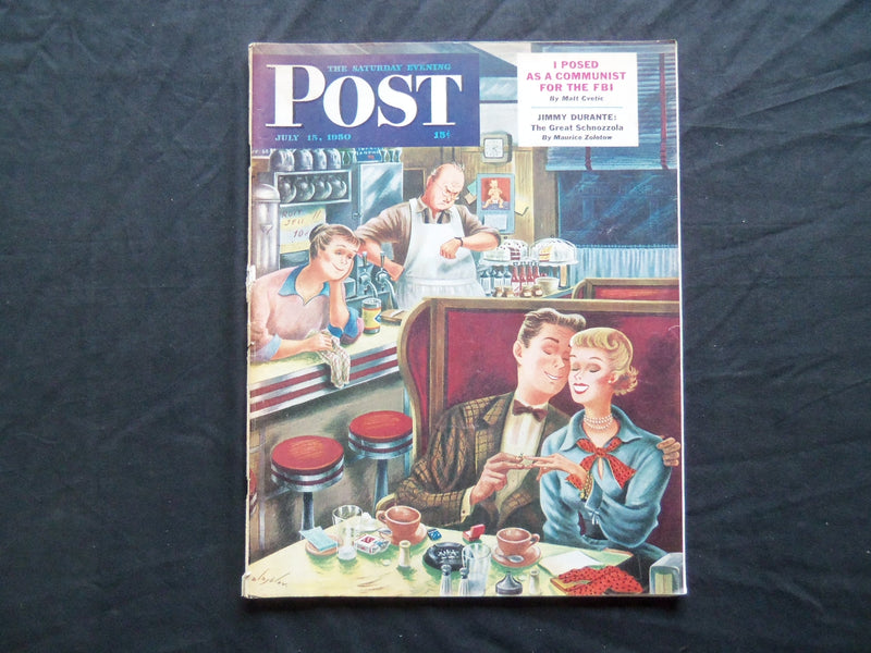 1950 JULY 15 THE SATURDAY EVENING POST MAGAZINE - ILLUSTRATED COVER - SP 1833