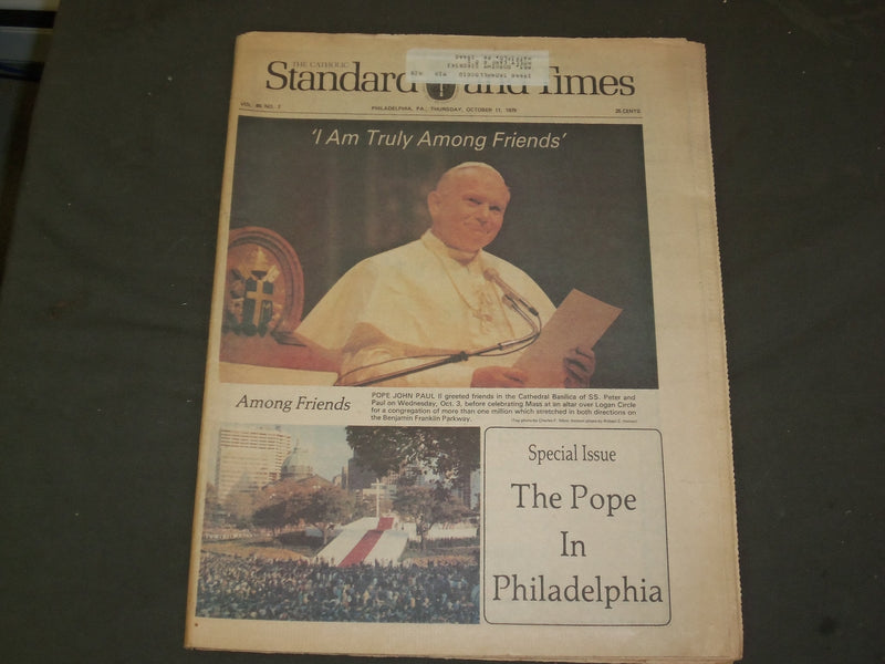 1979 OCT 11 CATHOLIC STANDARD AND TIMES NEWSPAPER - POPE PHILA VISIT - NP 3207