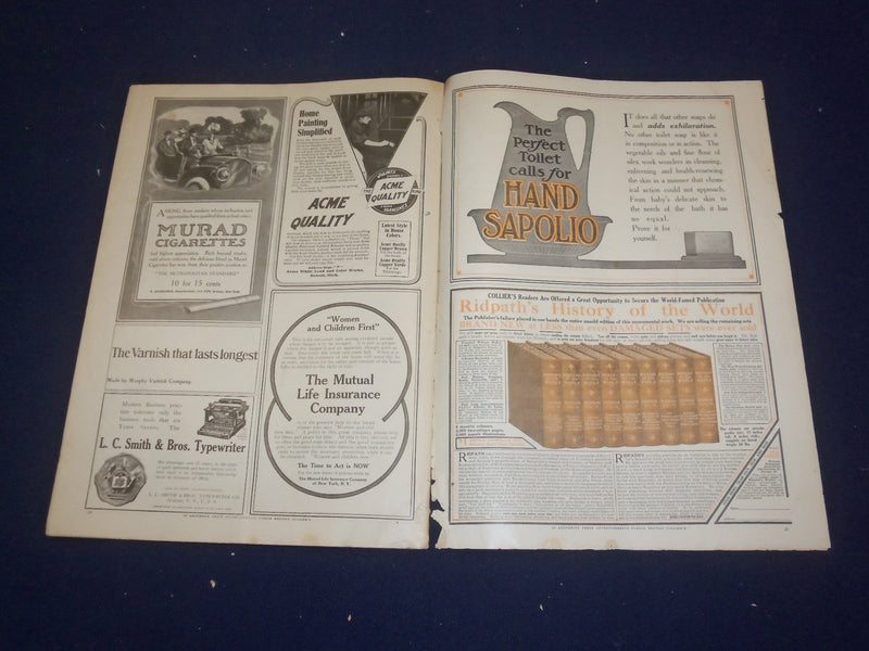 1907 SEPTEMBER 14 COLLIER'S MAGAZINE - BEDTIME - F. X. LEYENDECKER - ST 6780