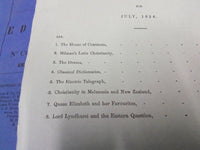 1854-1856 EDINBURGH WESTMINSTER LONDON BLACKWOOD MAGAZINE LOT OF 4 - O 1916