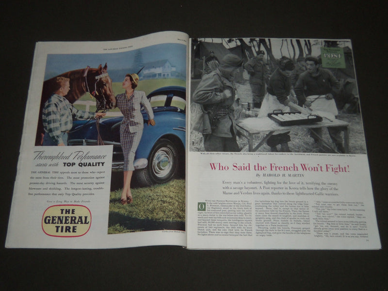 1951 MAY 5 THE SATURDAY EVENING POST MAGAZINE - ILLUSTRATED COVER - SP 1866