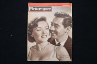1949 APRIL 9 PICTUREGOER MAGAZINE - GENE TIERNEY & TYRONE POWER COVER - E 26038