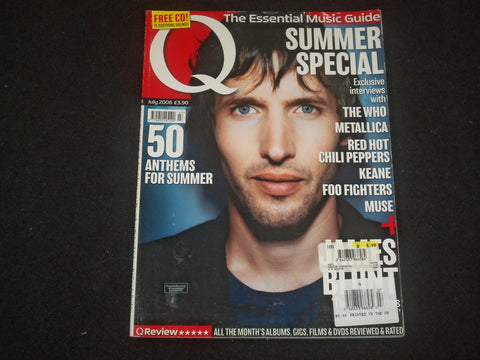 2006 JULY Q MAGAZINE - JAMES BLUNT - UK EDITION - ST 6989
