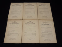 1929 THE JOURNAL OF PHILOSOPHY MAGAZINE LOT OF 25 ISSUES - WR 632F