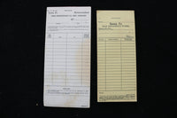 SANTA FE TRAIN BAGGAGEMAN'S EPHEMERA LOT - 2 PADS - K 3084