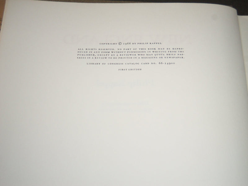 1966 NEW ENGLAND GALLERY BY PHILIP KAPPEL FIRST EDITION BOOK - I 446