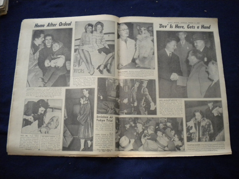 1948 MAR 9 NEW YORK DAILY MIRROR NEWSPAPER - TRUMAN TO RUN IF NOMINATED- NP 5996