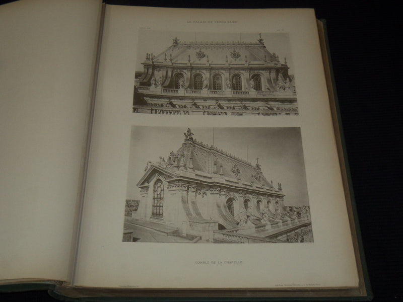1899 VERSAILLES ET DES TRIANONS PAUL FAVIER FRENCH ARCHITECTURE FOLIO - Z 266