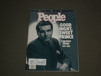 1989 JULY 24 PEOPLE MAGAZINE - LAURENCE OLIVIER 1907-1989 - B 4680