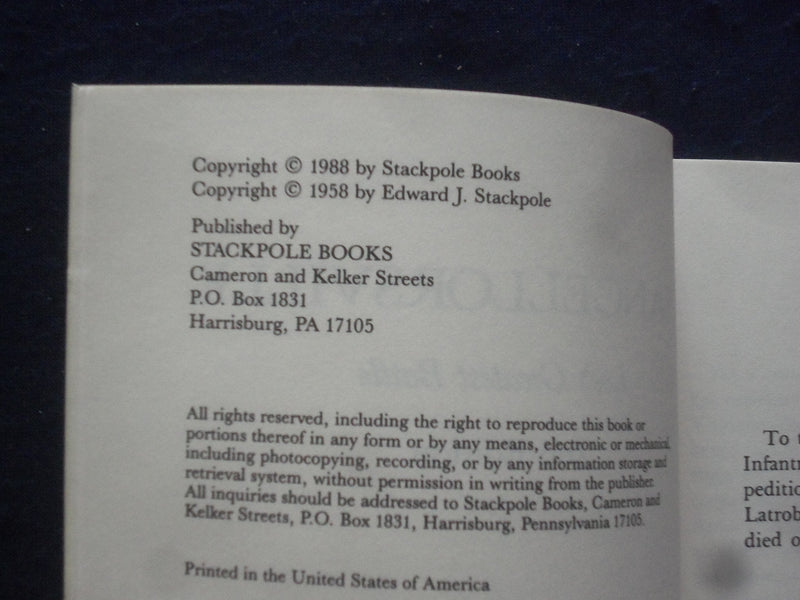 1988-91 FREDERICKSBURG-CHANCELLORSVILLE 2 SOFTCOVER BOOKS -E. STACKPOLE- KD 8195