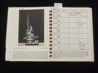 1961 THE FLOWER ARRANGEMENT CALENDAR SOFTCOVER BOOK BY VAN PELT WILSON - J 9940
