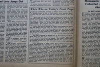 1937 DEC 12 SUNDAY MIRROR NEWSPAPER MAGAZINE SECTION - CAROLE LOMBARD - NP 9070