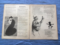1900 JUNE 2 LE SOURIRE MAGAZINE - ILLUSTRATED COMEDY - FRENCH TEXT - SP 4864G