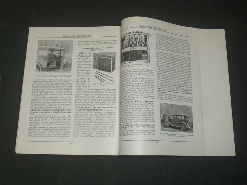 1932 RADIO NOISES AND THEIR CURE MAGAZINE - INTERFERENCE PROBLEM - ST 997D